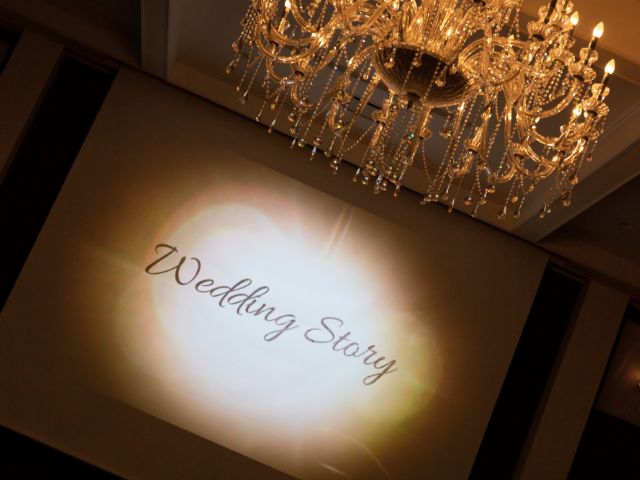 会場スクリーンの写真