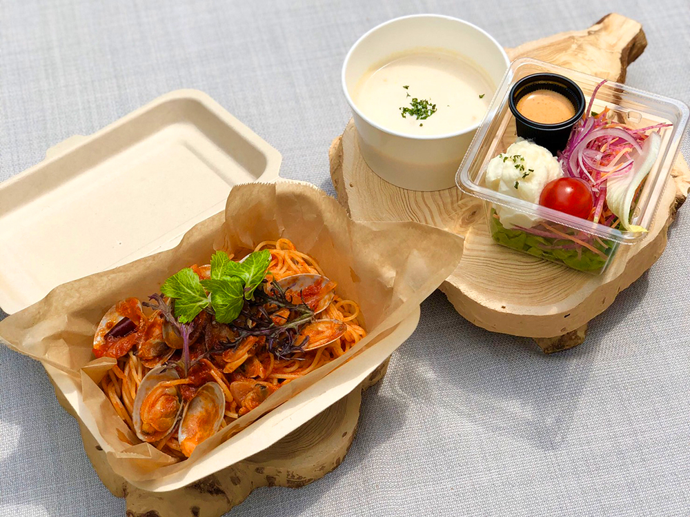 パスタランチ（¥972 税込）